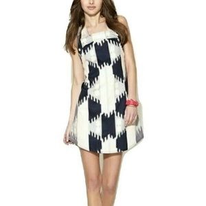 Marc Jacobs Eddie Ikat print overalls jumper dress in slate violet